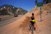 Cathleen Woodall-Clark at Mt. Rose summit.