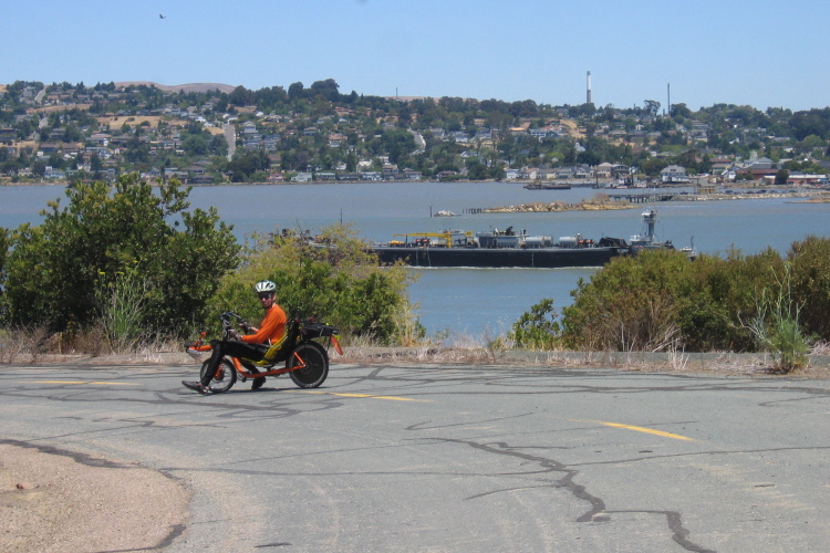 Benicia across the Carquinez Straight.