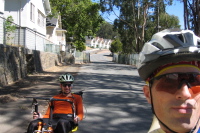 The abandoned and shuttered houses at Pt. Molate Naval Fuel Depot.