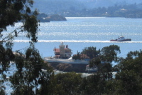 East Brother Light Station from Point San Pablo.