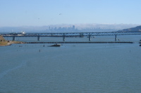 Eastern end of the Richmond-San Rafael Bridge from Point Molate. (1)