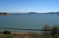 Eastern end of the Richmond-San Rafael Bridge from Point Molate. (2)