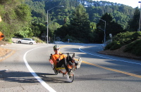 Climbing Centennial Drive past the UC Berkeley Botanical Garden.