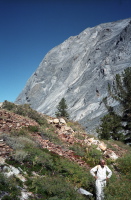 David pauses on the way up Convict Canyon.