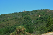 Loma Prieta summit from Loma Prieta Way