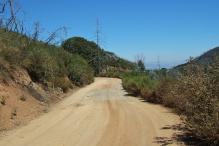 Entering an area touched by fire