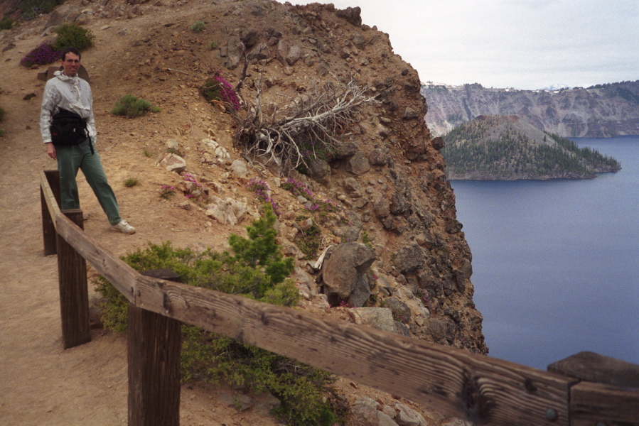 Bill on the trail to Garfield Peak.