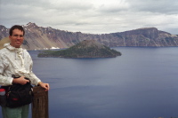 Bill at Crater Lake rim