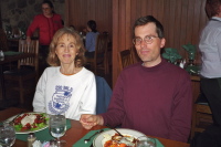 Kay and Bill can't wait to dig in.