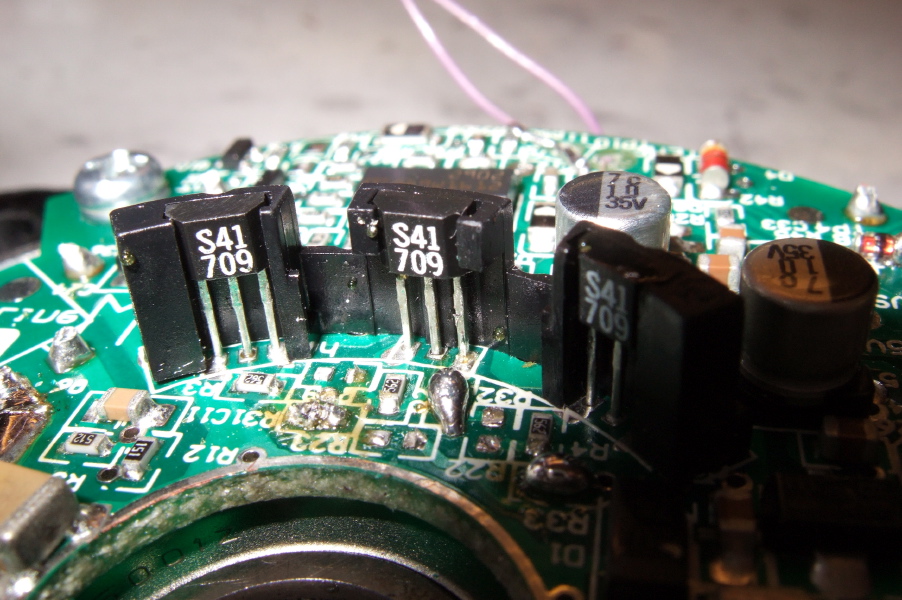 Hall sensors on 500-watt Cyclone controller.