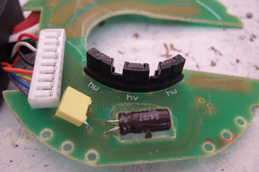 Cyclone motor w/o controller, Hall sensors.