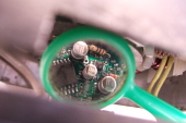More components on the controller board.