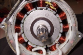 Cyclone 500-watt motor, interior.