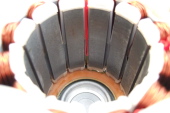 Cyclone motor, stator.