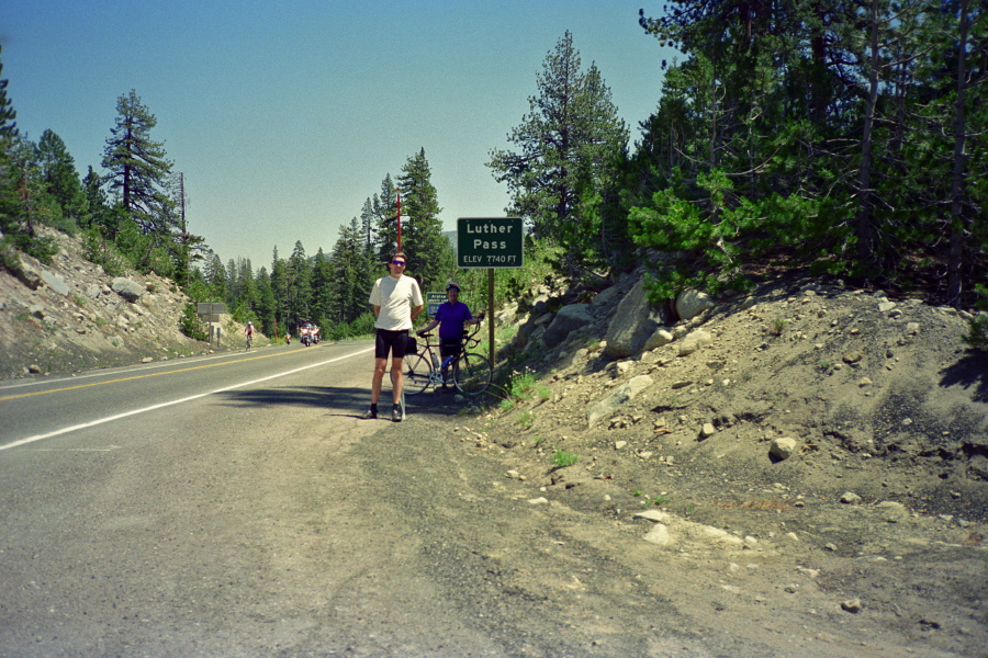 Bill and Chris at Luther Pass