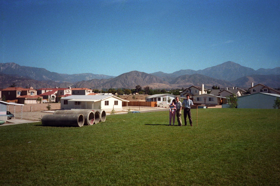 Matthew, Lisa, Dan, and Alec in Redlands, CA.