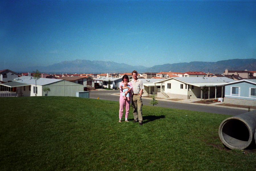 Lisa, Matthew, and Dan in Redlands.