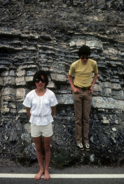 Laura and Bill somewhere on CA190 on the way to Death Valley