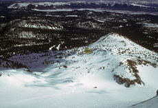 View toward Mammoth Village from the summit.