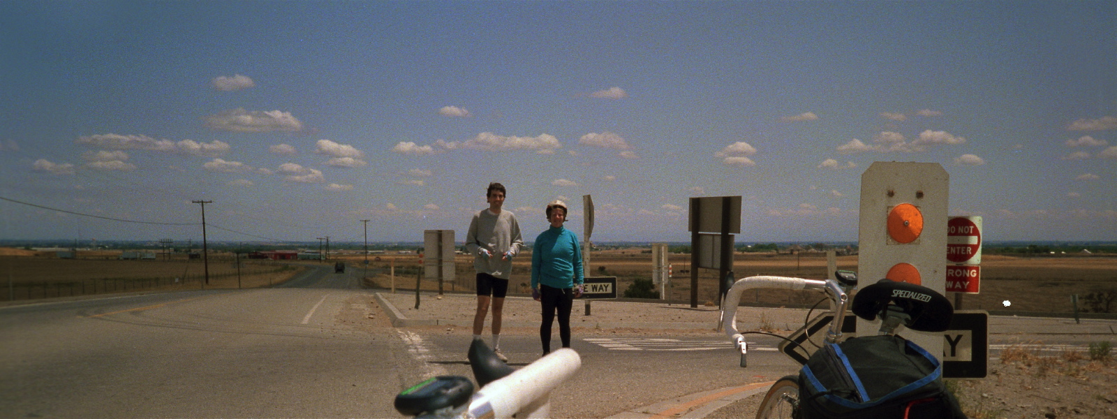 Bill and Chris at Corral Hollow Rd. and I-580