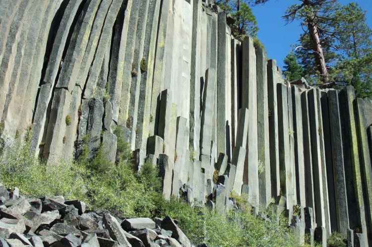 Devil's Postpile close-up.