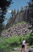 Bill at Devil's Postpile