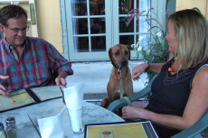 Michael, Kumba, and Laura at Rico's