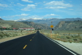 Approaching the USMC Mountain Warfare Training Center at Pickel Meadow