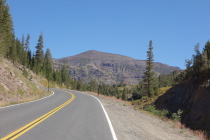 Sonora Peak heaves into view.