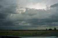 Rain clouds west of Jackson, CA on CA88