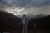 Bill at the viewpoint at Independence Pass