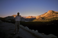 Sunset on Tenaya Peak