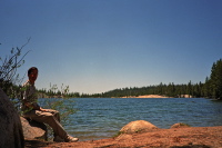 Bill at Caples Lake