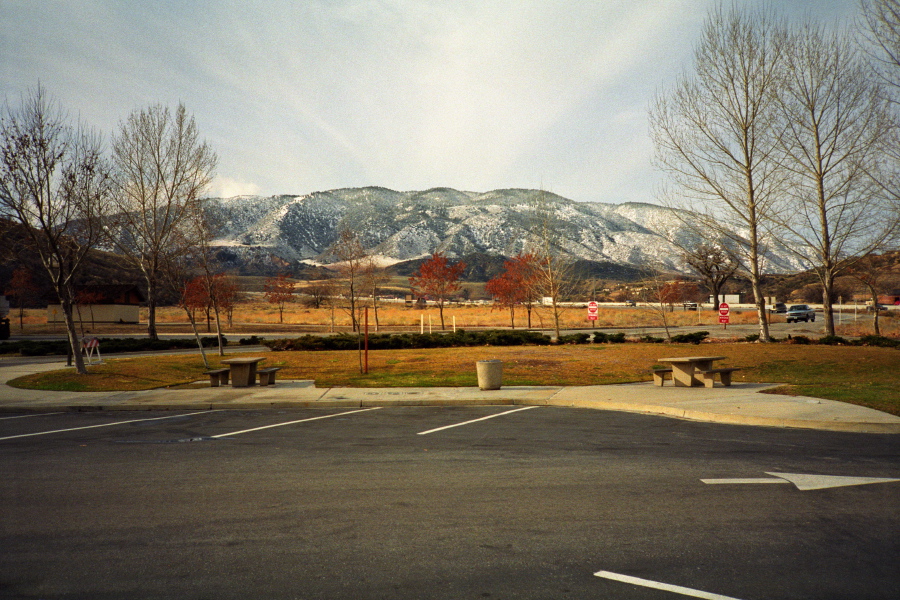 Stopping at the Tejon Pass rest area.