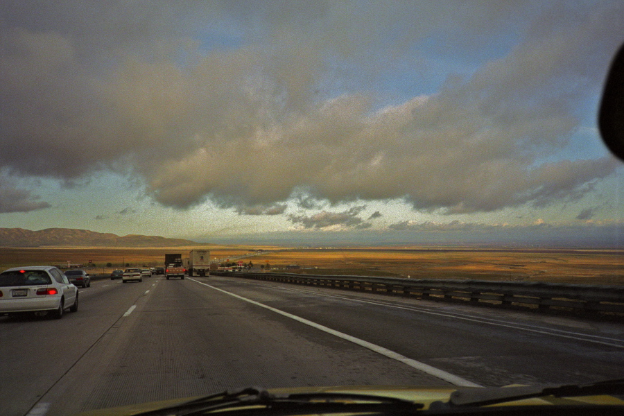 Descending into Grapevine, CA