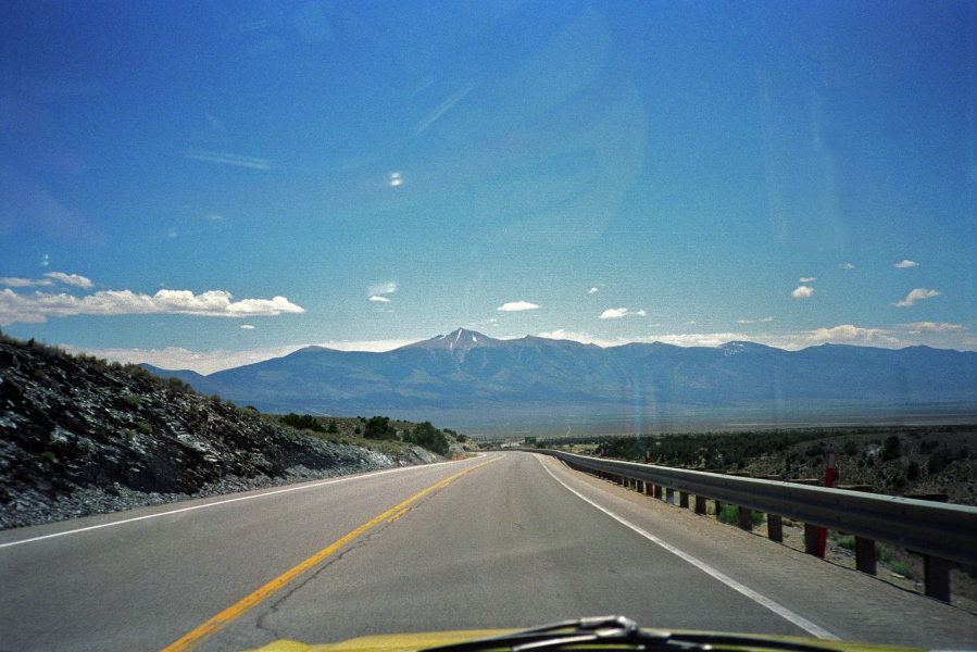 Descending the east side of Connors Pass.