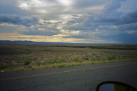San Francisco Zephyr seen from I-70 in eastern Utah.