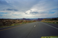 Eastbound on I-70 through Utah.