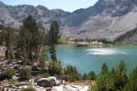 The serene waters of Lake Barney.