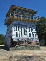 West side of the tower