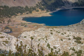 In the background is the north end of Saddlebag Lake.
