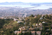 Oakland and San Francisco from Grizzly Peak Rd.
