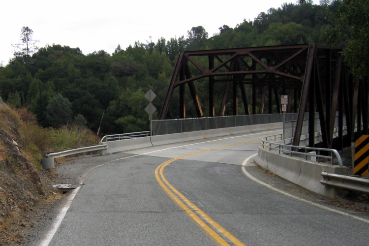 Crossing Cochrane Bridge over Anderson Lake (643ft).