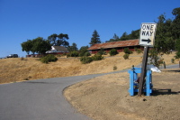 Looking back at the old ranch buildings from the campground. (2580ft)