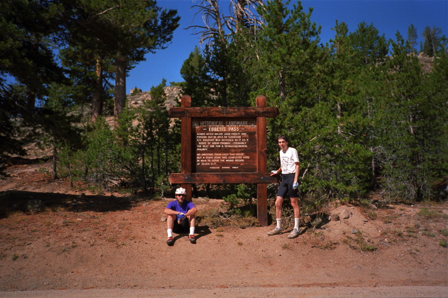 Jude and Bill at Ebbetts Pass.
