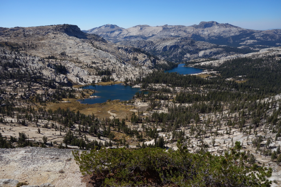 Upper and Lower Cathedral Lakes