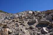 Frank descends the Ski Run