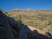 San Joaquin Mountain and one of the Two Teats lie above.  Photo courtesy of Frank Paysen.