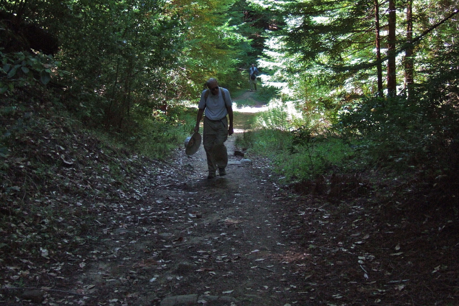 David on the Lawrence Creek Trail