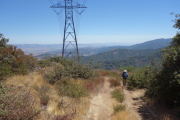 Frank looks for a good spot with a view on El Sombroso.